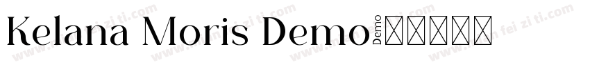 Kelana Moris Demo字体转换